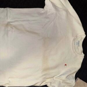 Champion White Crewneck Sweatshirt